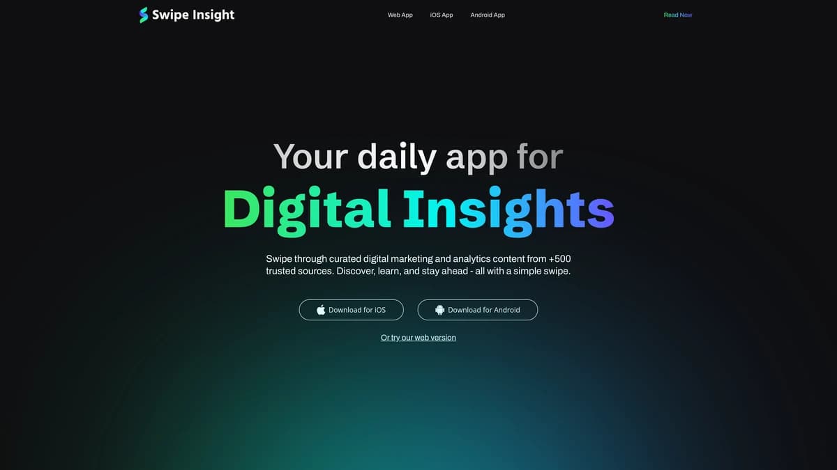 SwipeInsight preview
